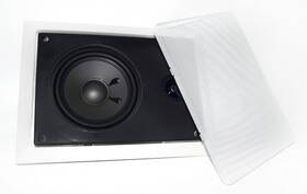 1frsm-2p 1 Factory Radio 2-way Plate Speaker System - Rv Home Wall Ceiling Mount 5 Inch Subwoofer And Tweeter