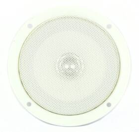1frsm-5hw 1 Factory Radio 5 Inch Dual Cone Slimline Home Theater And Rv Speaker - White Thin Wall Ceiling Mount