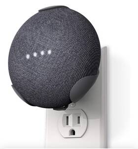 360579 360 Electrical Powerclip Outlet Mount For Google Home Mini - Ghm-chalk