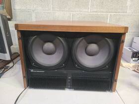 Pb-1500 A/d/s/ Vintage A/d/s 2x 10 Inch Powered Subwoofer Base Cabinet Module Sub 200w Ads