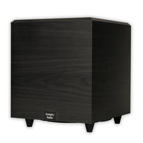Psw10 Acoustic Audio 313054725721 Home Theater Powered 10 Inch Subwoofer Black Down Firing Sub