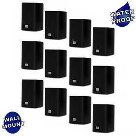 Aa351b-6pr Acoustic Audio Aa351b Outdoor 2 Way Black Speakers 3000w 6 Pair Pack