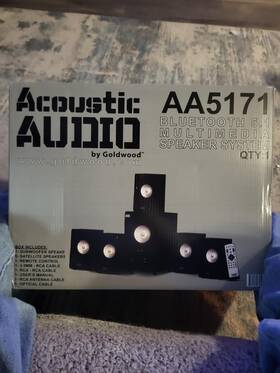 Aa5171 Acoustic Audio 6 Speakers