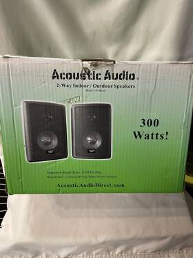 151b Acoustic Audio By Goldwood 151w Indoor Outdoor 2 Way Speakers