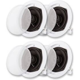 R191-2pr Acoustic Audio R191 Flush Mount In Ceiling Speakers Home Theater 2 Pair Pack New
