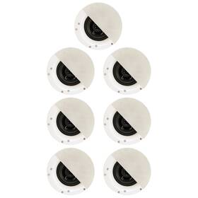 R192-7s Acoustic Audio R192 Frameless In Ceiling Speakers Flush Mount 7 Pack