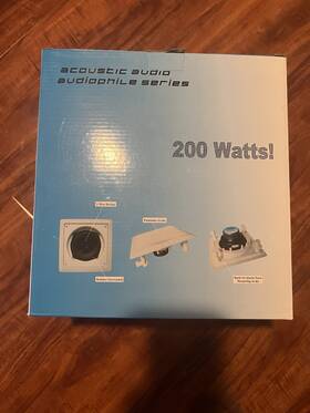 S191 Acoustic Audio Square In-wall Speaker 5.25 Inch Woofer