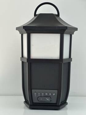 1694890 Acoustic Research Portable Outdoor Wireless And Bluetooth Speaker With Flame Light