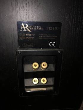 312ho Acoustic Research Floor Standing Speakers