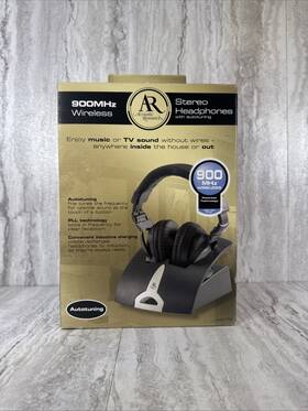 Aw772 Acoustic Research Ar Rh 500 400 Hz Wireless Stereo Headphones In Original Box