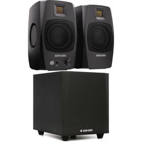 D3v-t10sbun Adam Audio D3v 3.5-inch Powered Studio Monitor Pair And T10s 10 Inch Subwoofer