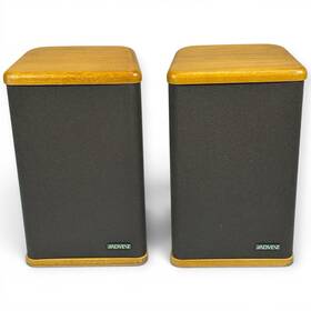 008-20100 Advent Mini Ii Bookshelf Speakers Pair 2.0 Wired Black/brown Wood