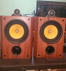 Pb-651 Aer Acoustics Pisces B&w Clone Wood Grain Great Working Condition