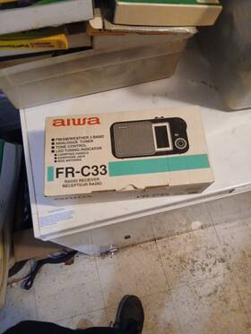 Fr-c33 Aiwa Vintage Am/fm Weather 3 Band Portable Radio Receiver Nib Vtg