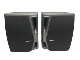 Na54 Aiwa 3 Way Book Shelf Speakers Model #sx Gray Black