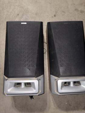 Sx-zl100 Aiwa Sc-zl100 Vintage Stereo Speakers High Output Home Audio Tested Sound Great