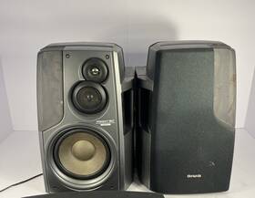 Sx-ana92 Aiwa Speaker System Left And Right Main Great Condition