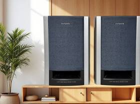 Sx-m33 Aiwa 2 Way Bass Reflex Speaker System Wook Grain Bookshelf Tested And Works