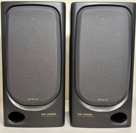 Sx-n350 Aiwa Vintage Speaker 2 System # 40w Speakers Tested Working