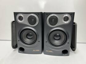 Sx-n990 Aiwa Vintage Bookshelf Speakers Pair 80w 6 Nice Condition Tested Works
