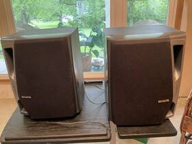 Sx-na74 Aiwa Vintage Pair Speakers Model# Twin Duct 3 Way Bass Reflex