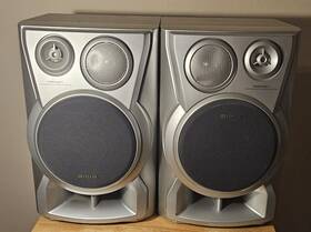 Sx-nd8 Aiwa Vintage Twin Duct 3 Way Bass Reflex Speaker System