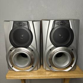 Sx-wnaj50 Aiwa 2 Home Speakers With Built-in Subwoofers Tested