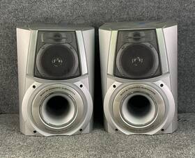 Sx-wnaj70 Aiwa 3-way Built-in Powered Subwoofer Bookshelf Speakers Pair