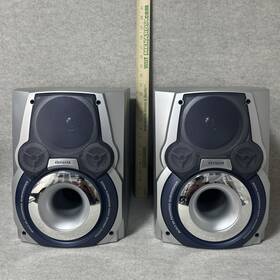 Sx-wnaj86 Aiwa Speaker System Pair 2 Speakers Full Range Tested Work Great