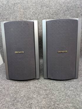 Sx-r2500 Aiwa Sxr2500 Speakers 1 Pair 150 Watts 8 Ohms Made In Usa Pre-owned