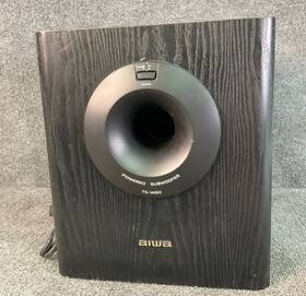 Ts-w60u Aiwa 8 Inch Active Power Subwoofer - Black For Home Theater Speaker System