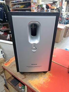Ts-wm7u Aiwa Ts-wm7 Compact Powered Active Subwoofer For Pc Or Surround Fr