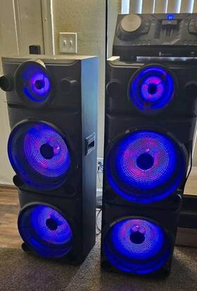 Bt4500 Alien Pro Party System Dvd/cd Bt 4x15in Spkr