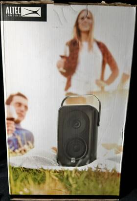 Altec Lansing 021331049780 Shockwave Onyx Wireless Bluetooth Speaker 60w Lighting Water Re