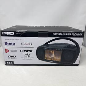 Altec Lansing 021331106834 Portable Tv Game Music More Boom Box Supports 8 Types Media New