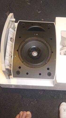 Al60001-423 Altec Lansing 71240 Sv6 Digital Powered Bookshelf Speakers White Wired Pair