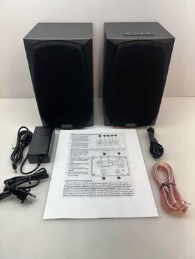 M40-2pb Ame Bookshelf Speakers With Bluetooth 10 Year Warranty
