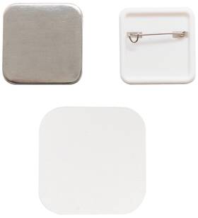 Wr661108 American Crafts 3 Pack - We R Button Press Refill 10/pkg-square 31mm