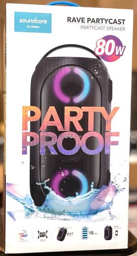 Anker 848061045536 Soundcore By Rave Partycast 80w Wireless Bluetooth Led Speaker