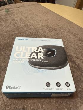 A3302011 Anker Powerconf Ultra Clear Portable Conference Speaker Black New A3302011 Anker Powerconf Ultra Clear Portable Conference Speaker Black New