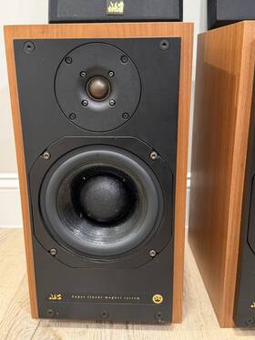 Scm20p Atc Passive Speakers One Pair Oak Wood Mint Condition