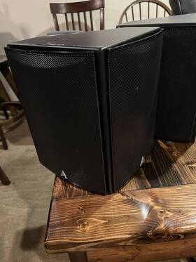 2200sr Atlantic Technology Surround Channel Speakers Right And Left Pair Look