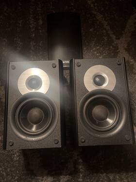 920sat Atlantic Technology 920 Sat Satellite Surround Speaker Tested Working X2 1 Grill