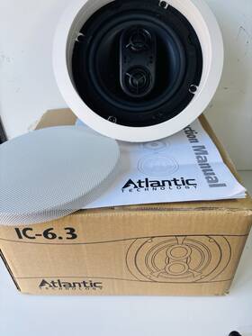 Ic-6.3 Atlantic Technology Ic - 6.3 Speaker White