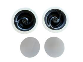 A60c Aton Storm 2 Way Ceiling Speakers White - Lot Of Two Working A60c Aton Storm 2 Way Ceiling Speakers White - Lot Of Two Working