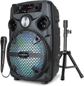 Abx-82s Audiobox Portable 8 Inch Pa Speaker With Stand Wavesync Technology