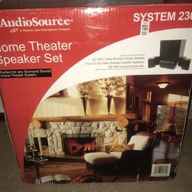 5.1-ch Audiosource 041087001610 Audio Source 5.1-ch. Home Theater 6 Piece Speaker System 600 Watt