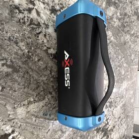 Axess Spbt1074 Bluetooth Speaker Black Blue Usb Aux Micro Sd