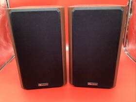 M3ti Axiom Millennia Bookshelf Speakers- Brown Cabinets - Free Shipping
