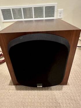 Asw700 B&w Subwoofer. Very Good Condition. Rosewood. 10 Inch Driver 500w